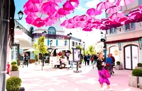 Outlet Algarve con ombrelloni