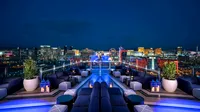 Blick auf das Dach von Las Vegas
