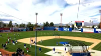 Baseballfeld vor dem Spiel