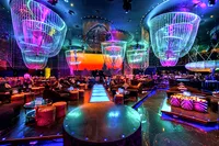 Luxurious nightclub interior