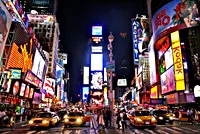 Times Square à noite