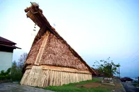 Traditionelle Naga-Hütte