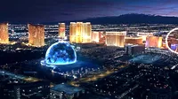 Lo skyline di Las Vegas
