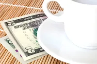Cup with money