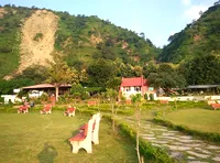 Giardini del resort in collina