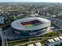 Vista aérea do Emirates Stadium