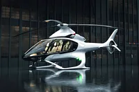 Futuristischer Hubschrauber
