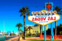 Cartel de bienvenida a Las Vegas