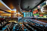 Interior das apostas desportivas do casino