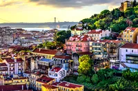 Lizbon şehir manzarası