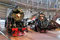 Выставка старинных локомотивов