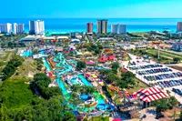 Water park aerial view