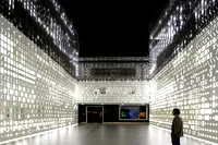 Illuminated exhibition space